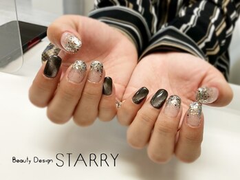 スターリー(STARRY)/ブラック ラメ マグネット