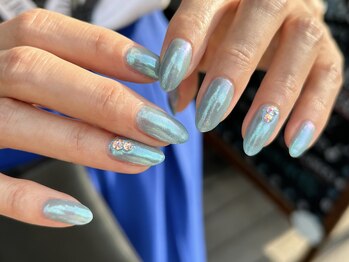 ネイルアルケー(Nail ARCHE)/マグネット×ミラーネイル
