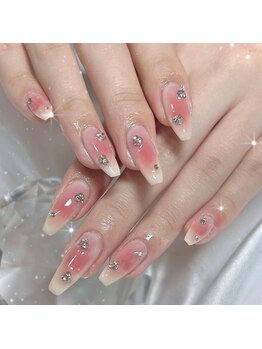 マリンネイル 麻布十番(Marin nail)/ちゅるんチークネイル