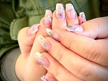 ヌル ネイル 堀江(NURU NAIL HORIE)/Cuteピンククリアニュアンス☆