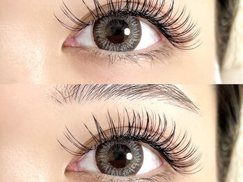 アリス アイラッシュマジック 元町店(ALICE eyelash magic)の写真/圧倒的モチ×美しい仕上がりを実現!羽のように軽い【フラットラッシュ】で自分史上最高のボリュームEYEへ☆
