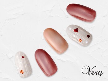 ハートホロネイル