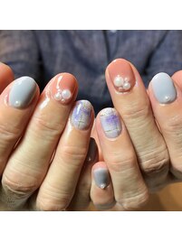 ふんわりネイル