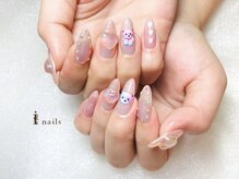 アイネイルズ 四条河原町店(I-nails)/オーロラベアー￥10500
