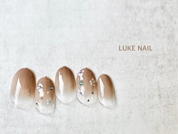 ルークネイル 恵比寿店(LUKE NAIL)/ホログラムフラワーネイル　春