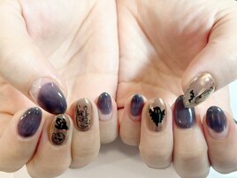 ハロウィンネイル