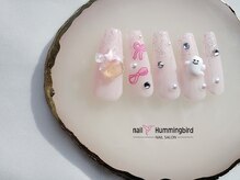 ハミングバード(Hummingbird)/キラキラ韓国ビジューネイル♪