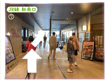 ヴィア 東京 渋谷店(Via)/サロンまでの行き方~JR新南口~