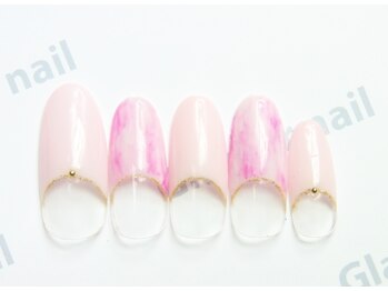 グラマーネイル(Glamor nail)/ぼかしネイル☆¥6,800