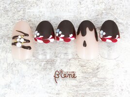 2021年バレンタインネイル-3