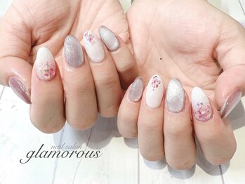 ネイルグラマラス 西新井店/《パラジェル》春フラワー