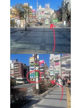 エヴァワックス 錦糸町店(EvaWax)/【道案内1】