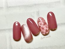 ライト ネイルズ ニシノミヤ(light nails NISHINOMIYA)/桜ネイル☆