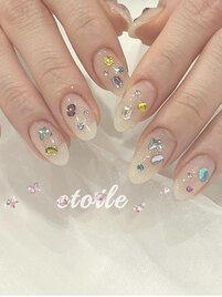 宝石ネイル/パラジェル