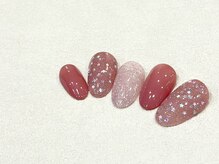 リベレ 福島店(LIBELLE)/スキンカラーネイル/ホログラム