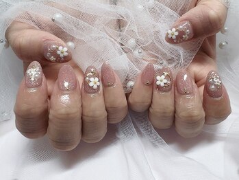 フェリスネイル 池袋店(Feliz Nail)/期間限定デザイン/お花ネイル