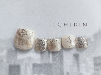 イチリンネイル 千葉店(ICHIRIN NAIL)/シンプルフットネイル 