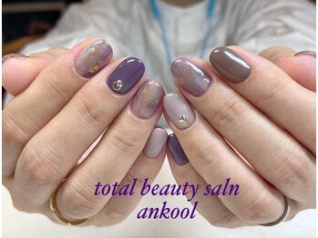 アンクール(an kool)/【ネイル】ふんわりニュアンス