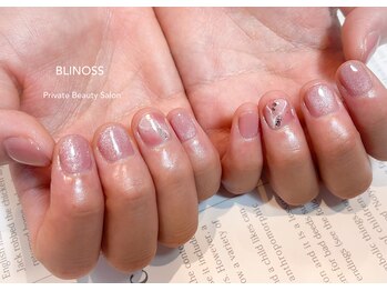 ブリノス(BLINOSS)/ショートネイル☆大理石
