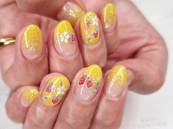 ネイルフロンティア 吉祥寺(NAIL FRONTIER)/グラデーションいちご8980円~