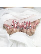 アン ジョーヌドラゴ/【ロングネイル】ミラーネイル