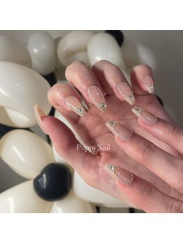 パピーネイル 北千住店(PUPPY NAIL)/シンプルワンホンネイル