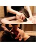 ◆男女圧倒的支持率!デトックス◆頭耳スパ+背中&デコルテ頭皮かっさプレ105分