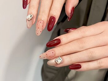 ミミ 上野店(MIMI)/秋冬ネイル　エレガントデザイン