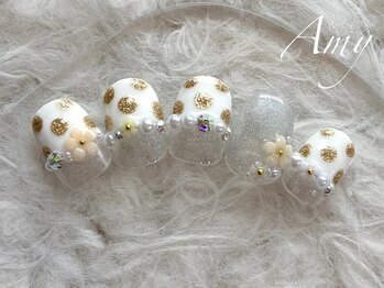 ラメドットネイル