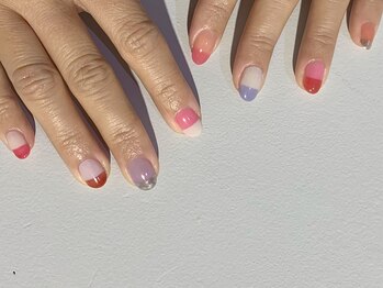 ネイルズ ララ(nails Lala)/バイカラー