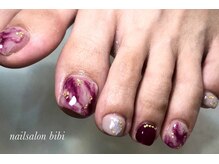 ネイルサロン ビビ(bibi)/ニュアンスフットネイル