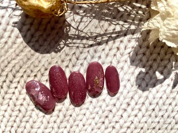 ヴィガー アンド ルックス 白金 目黒(Vigor&Looks)/ボルドー ニュアンスネイル