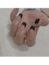 グラウネイル(glaw nail)/ブラックフレンチ