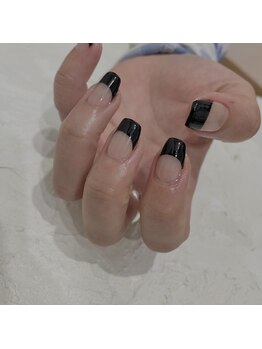 グラウネイル(glaw nail)/ブラックフレンチ