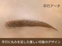 フェア センター南(Fair)/アイブロウ【平行アーチ】