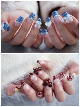 ネイル フライガール(nail FLY GIRL)/チェック柄