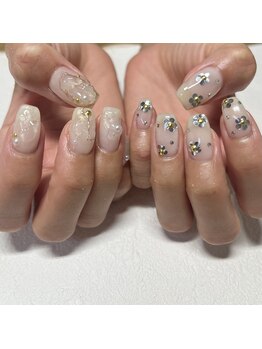 イロ(iro)/お花♪粘土ジェル♪アシメ♪