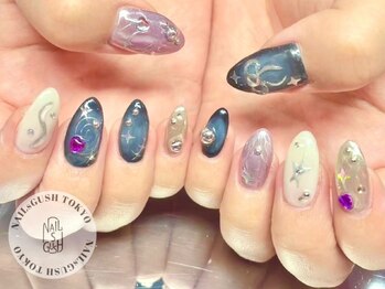 ネイルズガッシュ 蒲田西口店(NAILsGUSH)の写真/【痛ネイルの施術も可能】フリ-デザインコ-ス(オフ込)150分¥14900～※痛ネイルのご予約はLINE@のみ