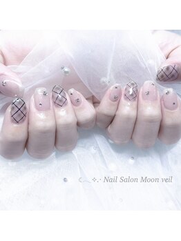 Moon veil【ムーンヴェール】パラジェル/持ち込み/長さだし/ワンホン/ハンド持ち込みデザイン