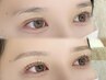《2回目以降の方》眉毛スタイリング+まつげパーマ上(5stepケア付)