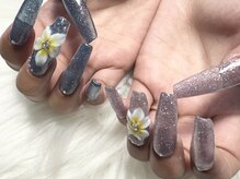 ジェイエフワイネイル(JFY nail)/【もえか】夏！！ロングネイル