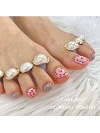 ☆お客様ヒョウ柄ネイル☆