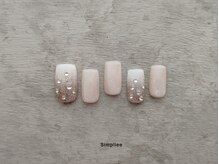 シンプリー ネイルアンドアイラッシュ 祖師谷大蔵店(Simpliee Nail&Eyelash)/【ハンド】ウェディングネイル