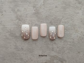 シンプリー ネイルアンドアイラッシュ 祖師谷大蔵店(Simpliee Nail&Eyelash)/【ハンド】ウェディングネイル