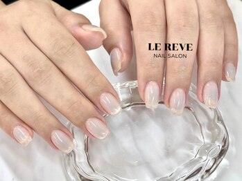 ルレーブ(LE REVE)/チークマグネットフレンチネイル