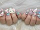 エスフィーネイルサロン ブリーユ(Esfy nailsalon Brille)の写真/何度でも店内パーツ全て付放題プラン登場★ゴテゴテ盛りもOK！年間2000円で気にせずパーツを付けちゃおう♪