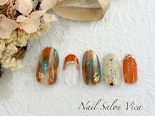 ヴィカ(Vica)/秋の気持ちの夏ネイル♪