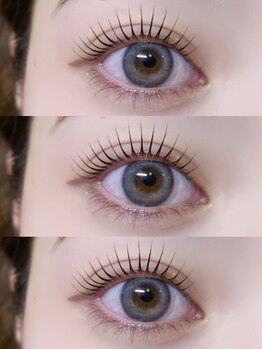 リリーアイ(Liley eye.)の写真/【モテ可愛い×中顔面短縮】束感パーマ￥4400/フラット100本￥4500◎根元からパッチリ理想の瞳♪
