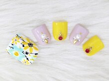 アンジェヴォーグ 名古屋本店(Angevogue)/サマー　フラワーペインテッド