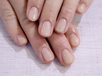 ラルネイル 大宮(Lull. nail)/*ベージュ*ワンカラー*